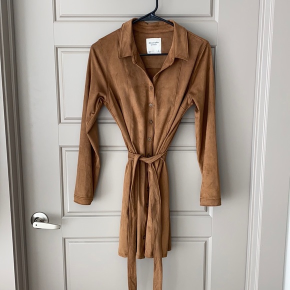 Abercrombie & Fitch Dresses & Skirts - Abercrombie & Fitch Brown Suede Dress